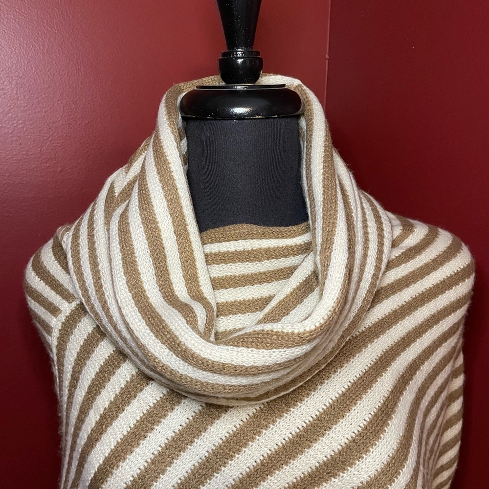 Striped Poncho - Picture 2 of 4